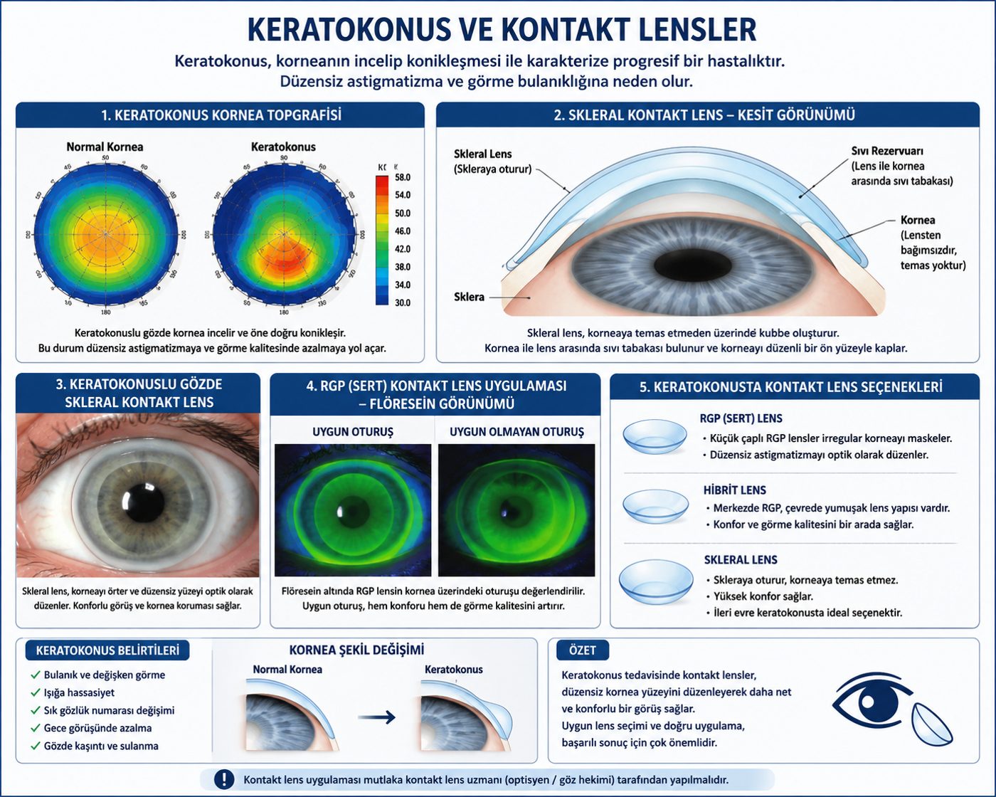 Keratokonus ve kontakt lensler